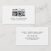 水彩画カメラプロフェッショナル写真家 名刺 (正面/裏面)