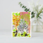 水彩画カラフル景はがき ポストカード (スタンド正面)