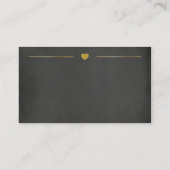 水彩画カリフォルニアが付いている黒板のベーカリーの名刺 名刺 (裏面)