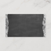 水彩画カリフォルニアが付いている黒板のベーカリーの名刺 名刺 (裏面)