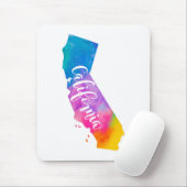 水彩画カリフォルニア マウスパッド (マウス)