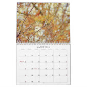 水彩画カレンダーに登場する鳥 カレンダー (3月 2026)