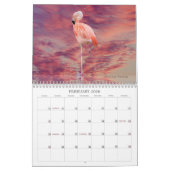 水彩画カレンダーに登場する鳥 カレンダー (2月 2026)