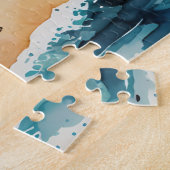 水彩画ガザ2 ジグソーパズル (側面)