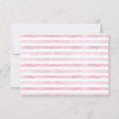 水彩画ケーキの誕生日パーティー サンキューカード (裏面)