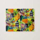 水彩画コンテンポラリー像の鮮やかな夢 ジグソーパズル (横)
