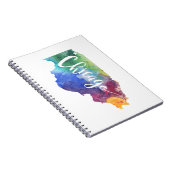 水彩画シカゴ ノートブック (右側)