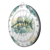 水彩画シリーズ：ザンダー/ワレエ ダーツボード (正面右)