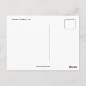 水彩画ジュリエットゴードンローポートレート ポストカード (裏面)