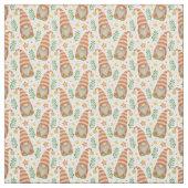 水彩画スカンジナビアの小人 かわいいクリスマス ファブリック (見本)