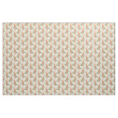 水彩画スカンジナビアの小人 かわいいクリスマス ファブリック (ファットクウォーター)