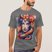 水彩画スタイル Tシャツ (正面)