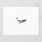 水彩画ステンシルブルーホエールシート (裏面)