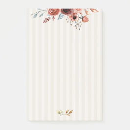 水彩画ストライプ色・水彩画®注 ポストイット