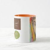 水彩画ソフラブセペリMUGペルシャ詩 マグカップ (中央)