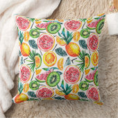 水彩画ドラゴンfruの詳細なパターン クッション (ブランケット)