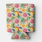 水彩画ドラゴンfruの詳細なパターン 缶クーラー (裏面)