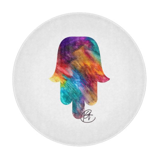 水彩画ハンサアート カッティングボード (正面)