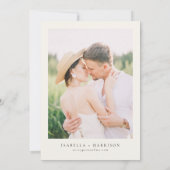 水彩画パロスギリシャスカイライン セーブ・ザ・デート 招待状 (裏面)