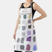 水彩画パーソナライズされた像家 エプロン (インサイチュ)