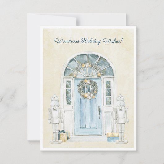 水彩画ビクトリアン面 シーズンカード (正面)