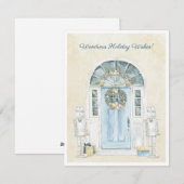 水彩画ビクトリアン面 シーズンカード (正面/裏面)