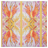 水彩画フェニックス ファブリック (見本)