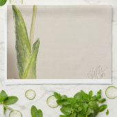 水彩画フラワータオル キッチンタオル (折り畳み)