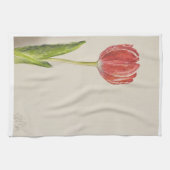 水彩画フラワータオル キッチンタオル (横)