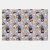 水彩画フランスの面 ラッピングペーパーシート (正面3)