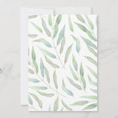 水彩画フローラと写真の取り組み式 招待状 (裏面)