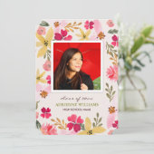 水彩画フローラの発表 案内状 (スタンド正面)