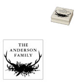 水彩画フローラテラコッタモダンエレガント ラバースタンプ (押印)