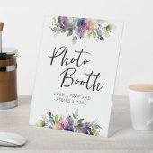 水彩画フローラフォトブース 台座サイン (インサイチュ)