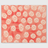 水彩画フローラ春デザイン ラッピングペーパー (フラット)