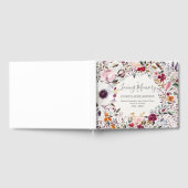 水彩画フローラ記念葬儀追悼 ゲストブック (全面)