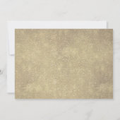 水彩画ブルガンディレッドネイビーフローラボー素朴ホ 招待状 (裏面)