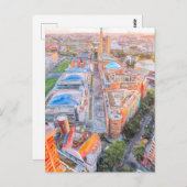 水彩画ベルリン。ポツダマープラッツのカード ポストカード (正面/裏面)