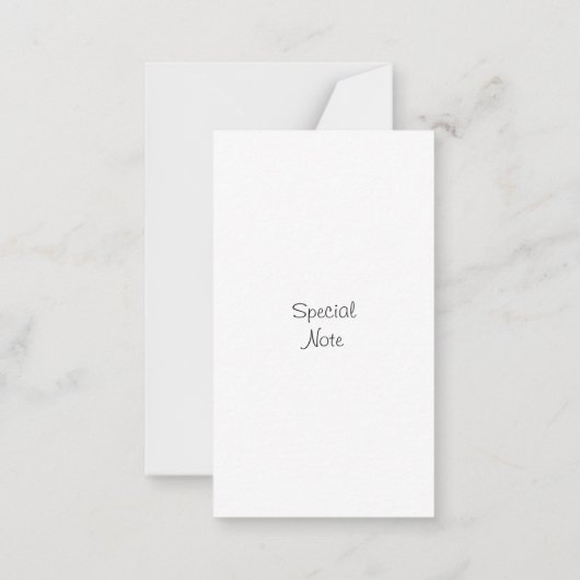 水彩画ペンとインク水彩画ノートカード ノートカード (裏面)