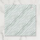 水彩画ボックスウッドの花輪　ホリデー　パーソナライズド フェイバータグ (裏面)