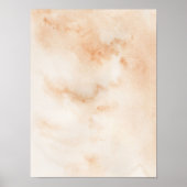 水彩画ポスター抽象芸術幾何モダン画 ポスター (正面)