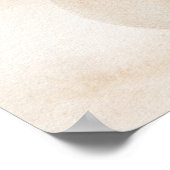 水彩画ポスター抽象芸術幾何モダン画 ポスター (角)