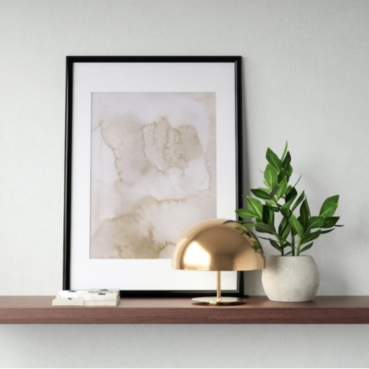 水彩画ポスター抽象芸術幾何モダン画 ポスター