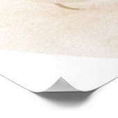 水彩画ポスター抽象芸術幾何モダン画 ポスター (角)