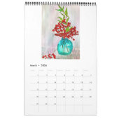 水彩画モダンカレンダー(サッカ·グロッセル) カレンダー (3月 2026)