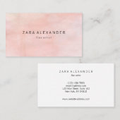 水彩画モダン家 名刺 (正面/裏面)