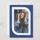 水彩画モダン期卒業 案内状 (正面)