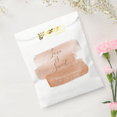 水彩画モダン筆ミニマル フェイバーバッグ (封をした状態)