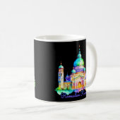 水彩画ラマダーンモスク コーヒーマグカップ (正面右)