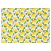 水彩画レモンパターン テーブルクロス (正面(横))